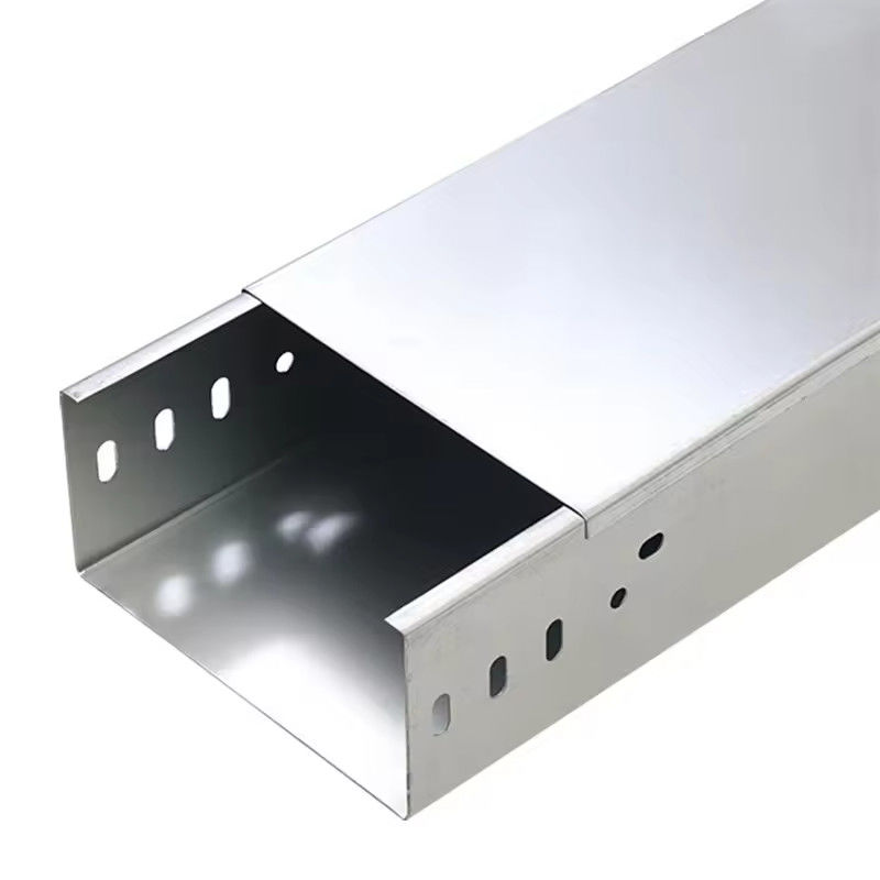 100mm عرض غیر قابل احتراق ثابت پایین کابل سینی برای مدیریت امن و کابل