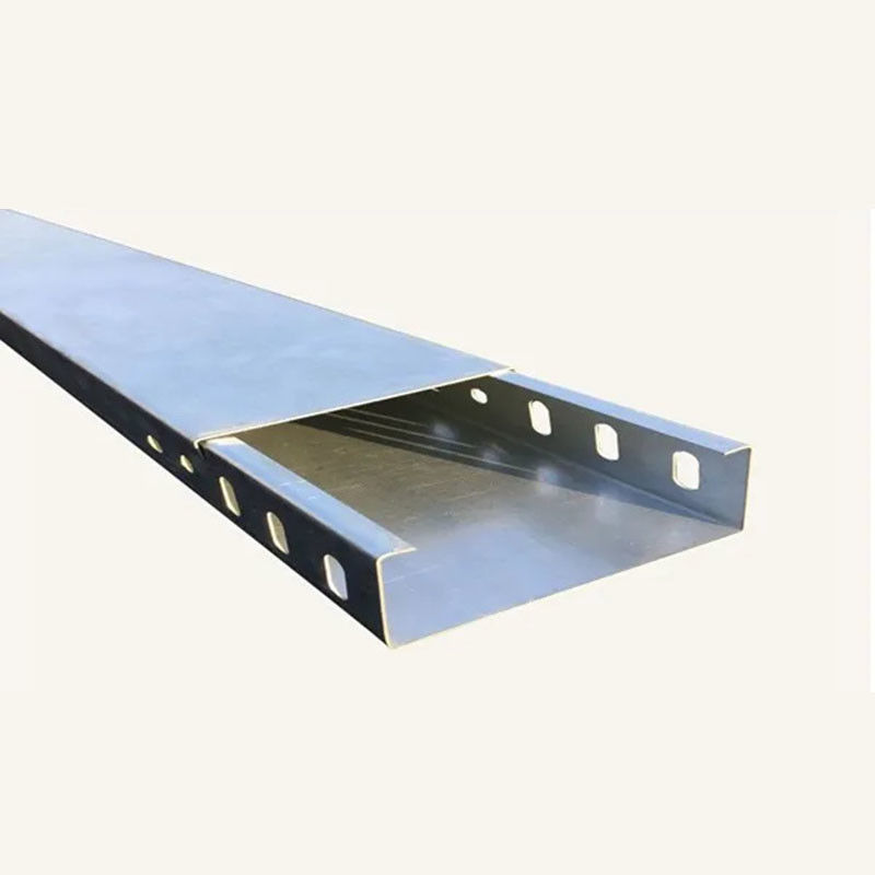 سینی کابل گالوانیزه نقره ای غیر قابل اشتعال مقاومت در برابر خوردگی نصب آسان در دیوار یا کف