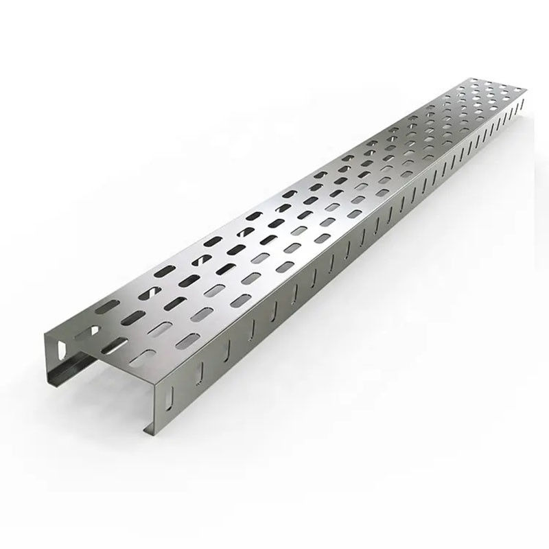 سینی کابل فولادی گالوانیزه نقره ای که برای کاربردهای سفارشی مقاوم در برابر خوردگی است
