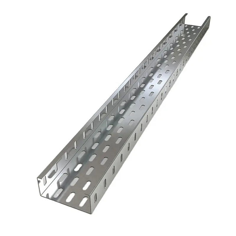 سینی کابل فولادی گالوانیزه نقره ای که برای کاربردهای سفارشی مقاوم در برابر خوردگی است