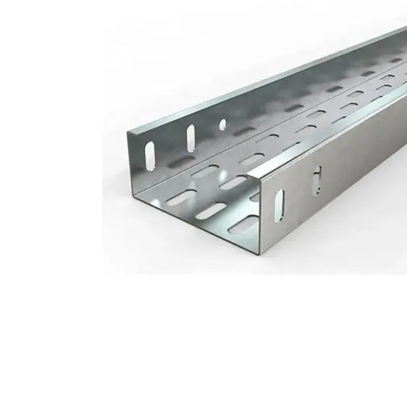 سینی کابلی از فولاد ضد زنگ با مقاومت بسیار عالی در برابر خوردگی - نصب شده روی دیوار / معلق - رنگ نقره ای