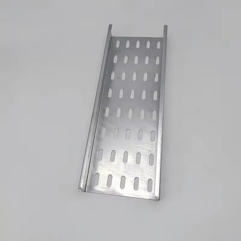 سینی کابلی ضد خوردگی نقره ای برای نصب آسان در دیوار یا کف